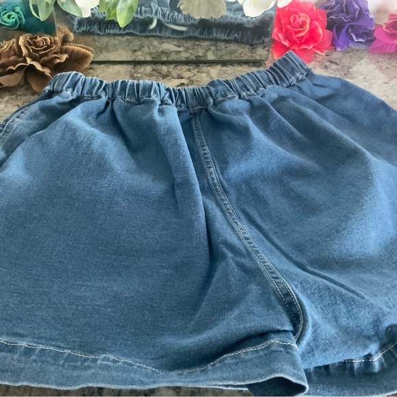 Woman’s blue Jean polyester, cotton & spandex sport shorts size XL. - Picture 2 of 6